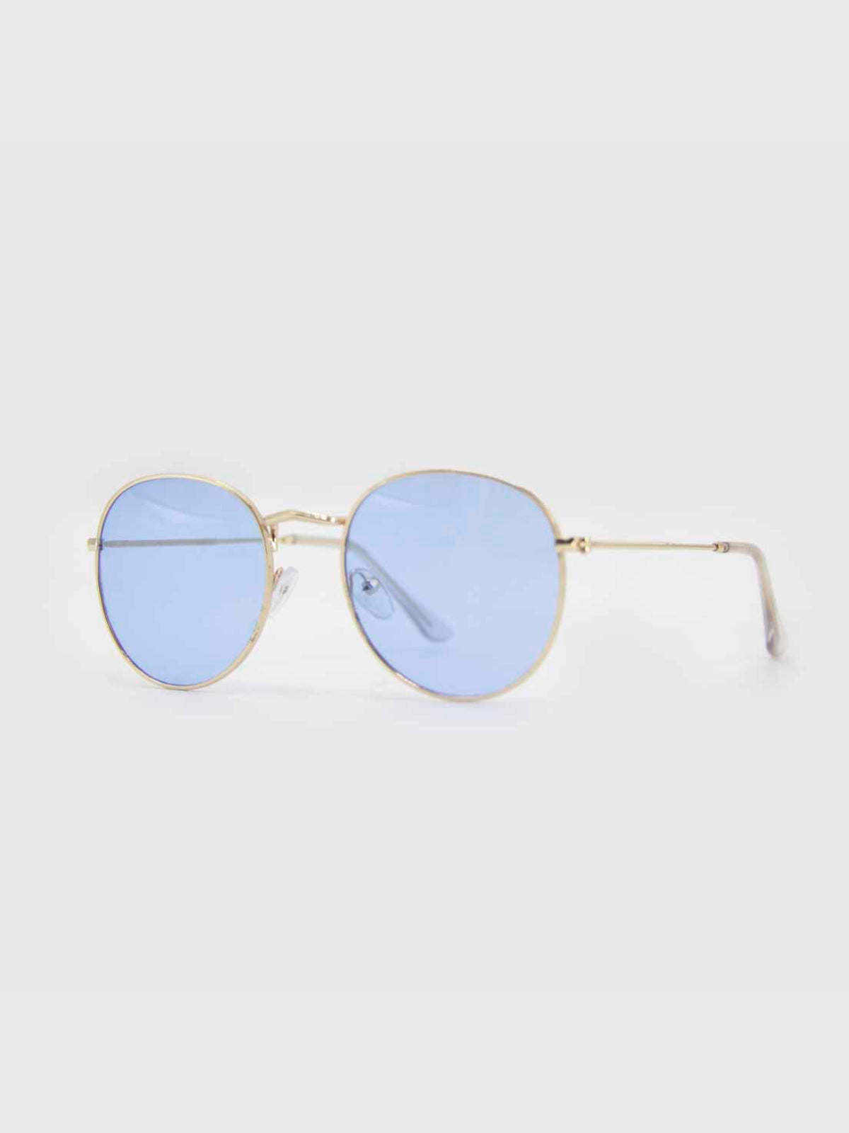 Lentes de Sol – Redondas Dorado y Azul Claro