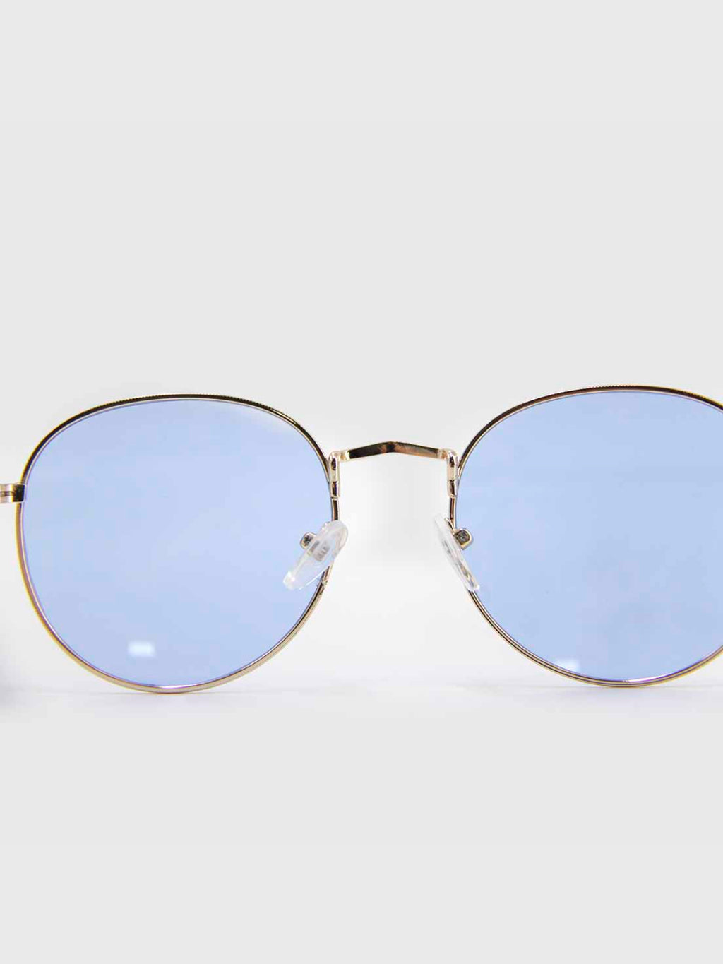 Lentes de Sol – Redondas Dorado y Azul Claro